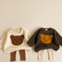 Cute winter plush bear sweater suit